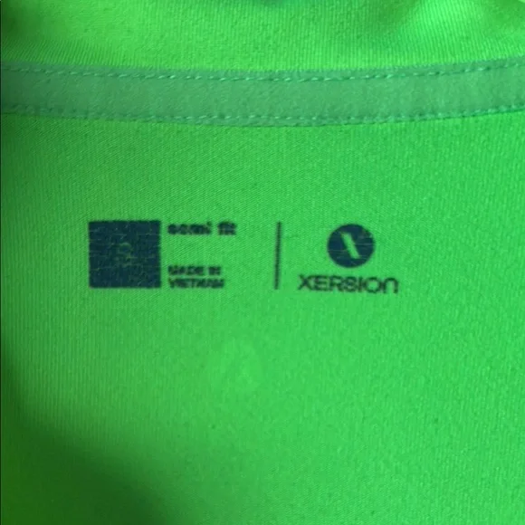 Neon Green Athletic Quarter-Zip Top - Picture 2 of 5